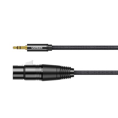 2. Ugreen audio cable 3.5mm mini jack (male) - XLR (female) 1m black (AV182)