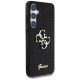 4. Guess Fixed Glitter Big 4G Metal Logo case for Samsung Galaxy S25 Plus black