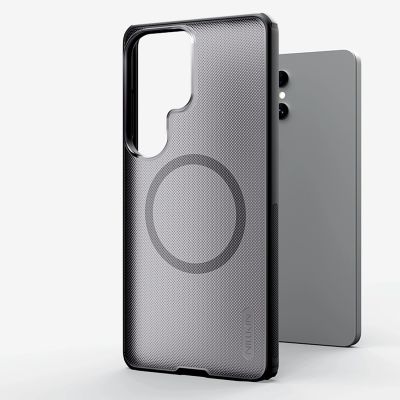 7. Nillkin Super Frosted Shield Pro Magnetic Case Compatible with MagSafe for Samsung Galaxy S26 Ultra - Translucent Black
