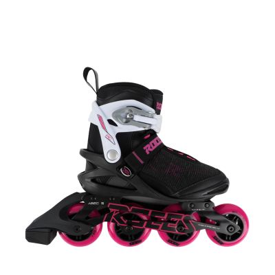 2. Roces Pic X roller skates black and pink 400911 00001