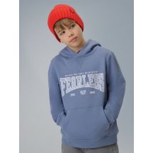 Boy's regular hooded sweatshirt 4F 4FJRSS26TSWSM2637-32S