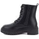 3. Women's black platform combat boots Big Star UU274816