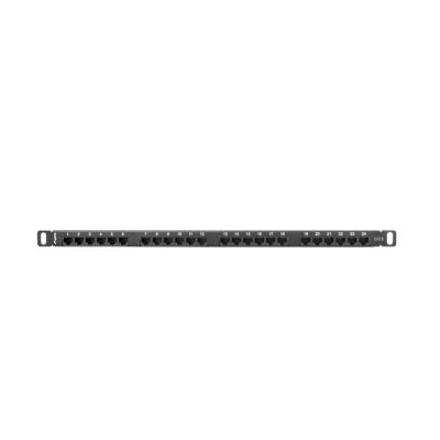 Patch panel Lanberg PPU6-0024-B (0.5U; cat. 6; 24xRJ-45)