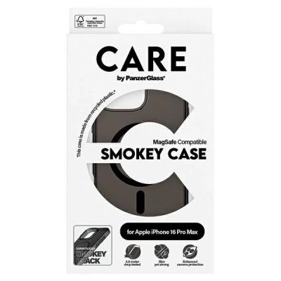 4. CARE by PanzerGlass Flagship Case iPhone 16 Pro Max 6.9" smoke/smokey MagSafe 1352