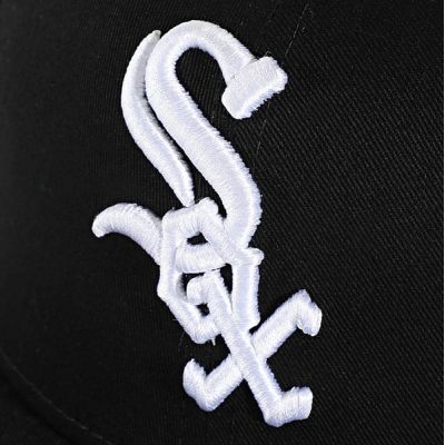 2. Chicago New Era Sox Fashionable Black Sports Full-Cap Cap