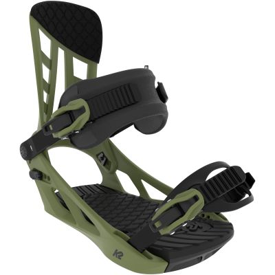 2. K2 INDY Green Snowboard Bindings
