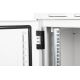 55. Digitus 19" 12U 600x600 wall-mounted network cabinet, solid door, gray, undivided, assembled, IP55, 100kg