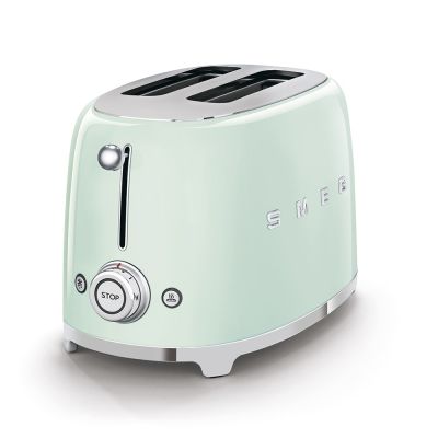 2. SMEG TSF01PGEU toaster pastel green