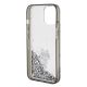 7. Karl Lagerfeld Liquid Glitter Choupette case for iPhone 15 - transparent