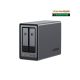 2. Ugreen NASync DXP2800 NAS System 2-Bay Compact Intel® N N100 8GB DDR5 0TB UGOS Pro Black
