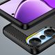 6. Carbon Case case for Infinix Hot 20S flexible silicone carbon cover black