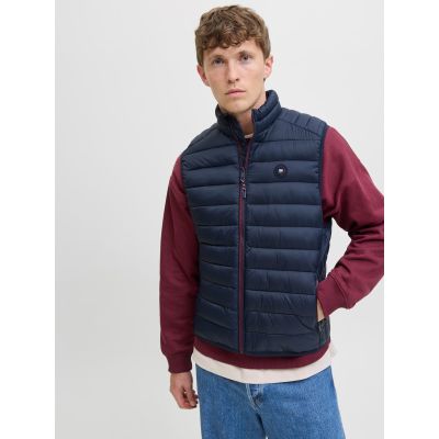 6. Jack&Jones men's vest JJEBRADLEY LIGHT BODYWARMER COLLAR NOO 12280973 SKY CAPTAIN