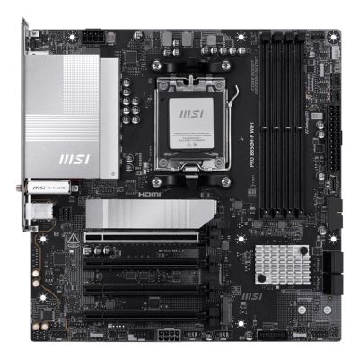 12. MSI PRO B850M-P WIFI Motherboard