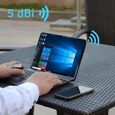 4. QOLTEC 4G LTE DUAL ANTENNA | 5DBI | OMNIDIRECTIONAL | EXTERNAL