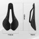 8. Rockbros LF0214 Anatomical 3D Waterproof Bicycle Saddle - Black