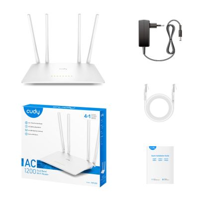 7. CUDY WR1200 LAN 10/100 AC1200 Dual Band WiFi Mesh Router