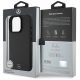 8. Mercedes Textured And Plain Leather MagSafe case for iPhone 16 Pro Max - black