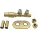 Thermostatic valve for bathroom radiator DEANTE AGI RZL1 - left Gold