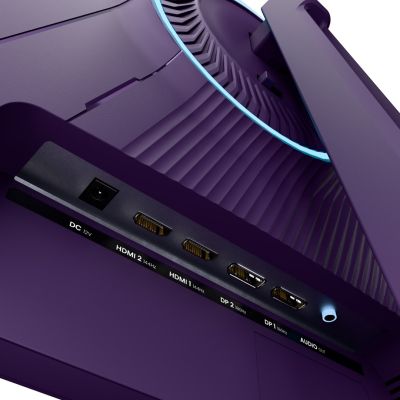 2. Arozzi Nova 27" IPS monitor, QHD connector, anti-theft systems, 16:9, 180 Hz, 1 ms, 2560 x 1440 pixels, 350 cd/m2, HDMI ports: 2, purple color