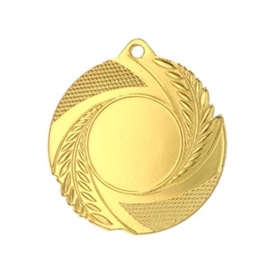 3. Gold medal with space for a 25 mm emblem - steel medal