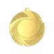 3. Gold medal with space for a 25 mm emblem - steel medal