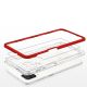 5. Clear 3in1 Case for Samsung Galaxy A22 4G Frame Gel Cover Red