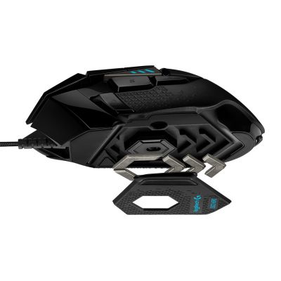 10. Logitech G502 Gaming HERO EU Mouse 910-005471 (optical; 16000 DPI; black)