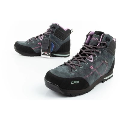 8. CMP Alcor women's trekking shoes leather durable waterproof ankle boots gray