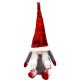 2. DECORATIVE gnome with magic sequins 35cm gray