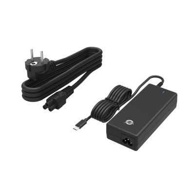 CONCEPTRONIC Ladegerät 1Port GaN USB-C SS 100WPD3.0/PPS sw