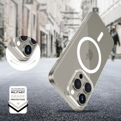 3. Tech-Protect FlexAir MagSafe Case for iPhone 15 Pro - Clear