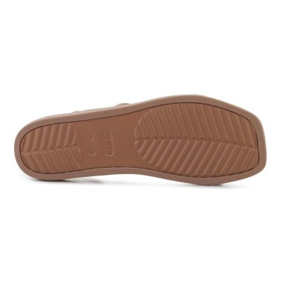 7. CROCS MIAMI ANKLE STRAP SANDAL IN MILK CHOCOLATE 212256-2JJ