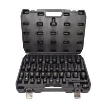 AWTOOLS 1/2" IMPACT SOCKET SET 40 pcs. SHORT AND LONG BLACK LINE