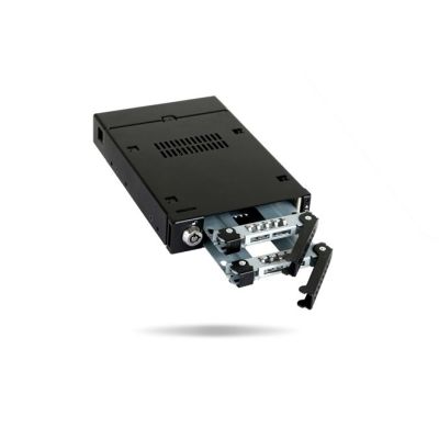 2. IcyDock Mounting Plate 2x6.3cm SATAI-III in 1x3.5" RAID Control