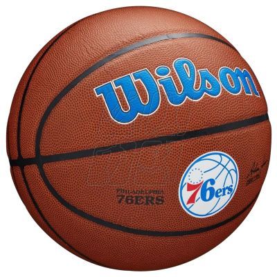 7. Basketball Wilson Team Alliance Philadelphia 76ers Ball WTB3100XBPHI