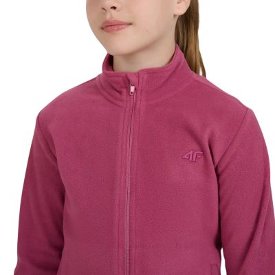 12. Fleece for girls 4F F346 dark purple 4FJWAW25TFLEF346 50S