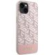 4. Guess GUHMP14MHGCFSEP iPhone 14 Plus 6.7" pink/pink hard case GCube Stripes MagSafe