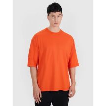 Men's oversize plain T-shirt 4F 4FRSS25TTSHM2653-70S