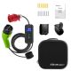 3. Qoltec Mobile charger for electric cars EV with regulation 2 in 1 Type 2 | 11kW | CEE 5 PIN | LCD | 3 phases | Portable | Wallbox | 5m