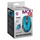 5. DEFENDER PRIME MB-053 RF SILENT CLICK Wireless Mouse, Turquoise, 52054
