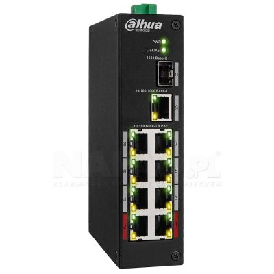 9. DAHUA PFS3110-8ET-96-V2 INDUSTRIAL SWITCH