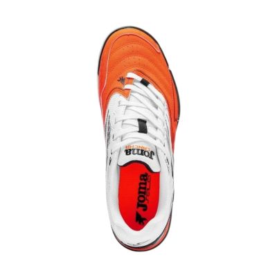 4. Joma Cancha 2608 Indoor Football Boots Orange-White CANS2608IN