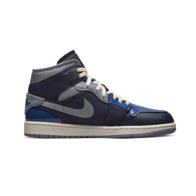 Men's Air Jordan 1 Mid SE Craft Obsidian Shoes - DR8868-400