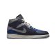 Men's Air Jordan 1 Mid SE Craft Obsidian Shoes - DR8868-400