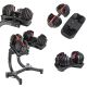 2. SR52 ADJUSTABLE DUMBBELL SET (2 PCS) + STR10 PRO HMS RACK