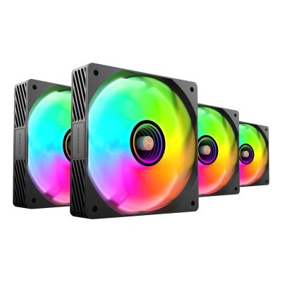 6. TACENS MARS MF-SI4KIT FANS 120 ARGB x4 BK - fans + hub + remote control (TACMARS-MFSI4KIT)