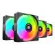6. TACENS MARS MF-SI4KIT FANS 120 ARGB x4 BK - fans + hub + remote control (TACMARS-MFSI4KIT)