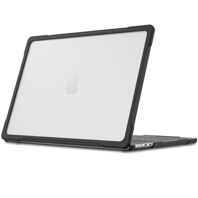 2. Tech-Protect Velar Case for MacBook Air 15" 2023 / 2024 / 2025 / 2026 - Transparent Black