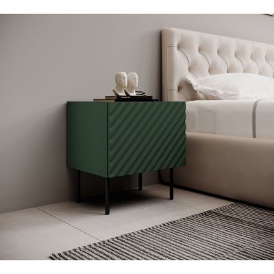 3. ONDA bedside table 2 pcs. 50x40xH54 green