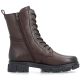2. Women's leather ankle boots, insulated, brown